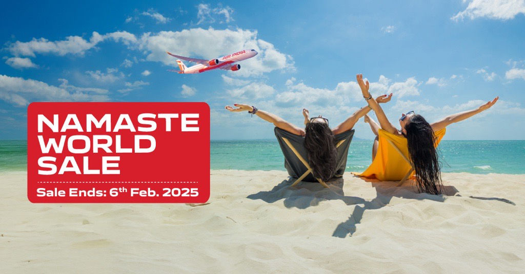 Air India launches worldwide ‘Namaste World’ sale from 02-06 February