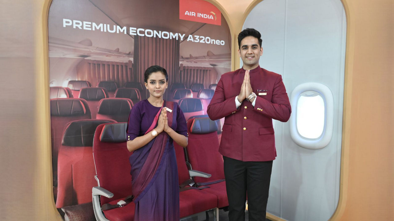 Air India’s business and premium economy seats, A350 VR experience on display at SATTE 2025