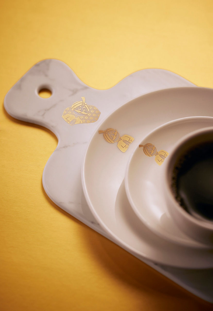 Tea and coffee service in business class