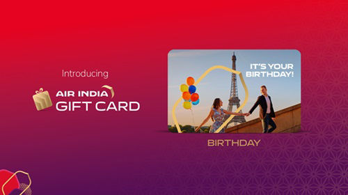 Air India makes gifting easier with introduction of Air India Gift Cards